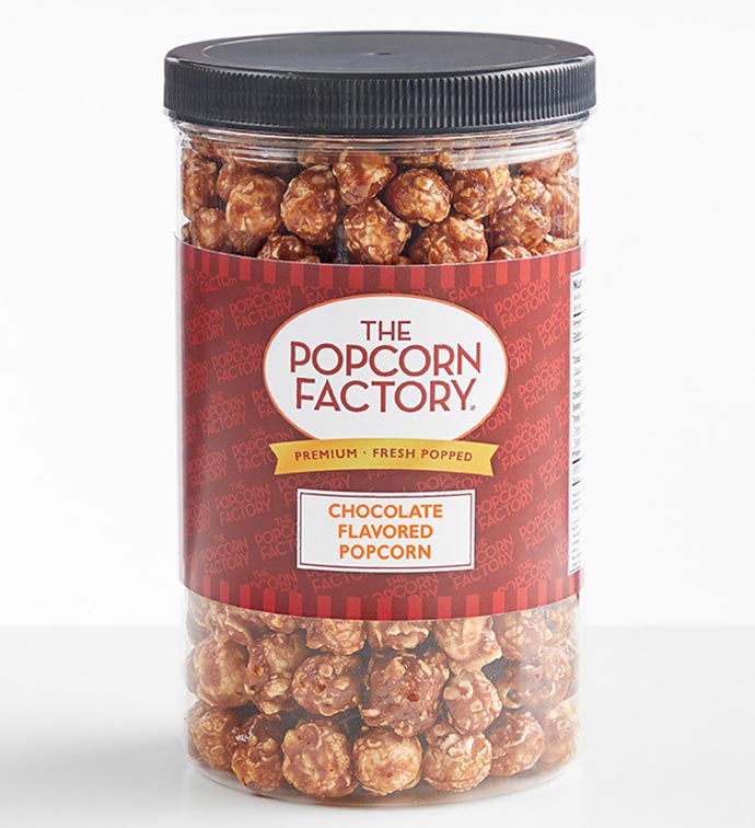 7 Inch Chocolate Kettle Popcorn Canister
